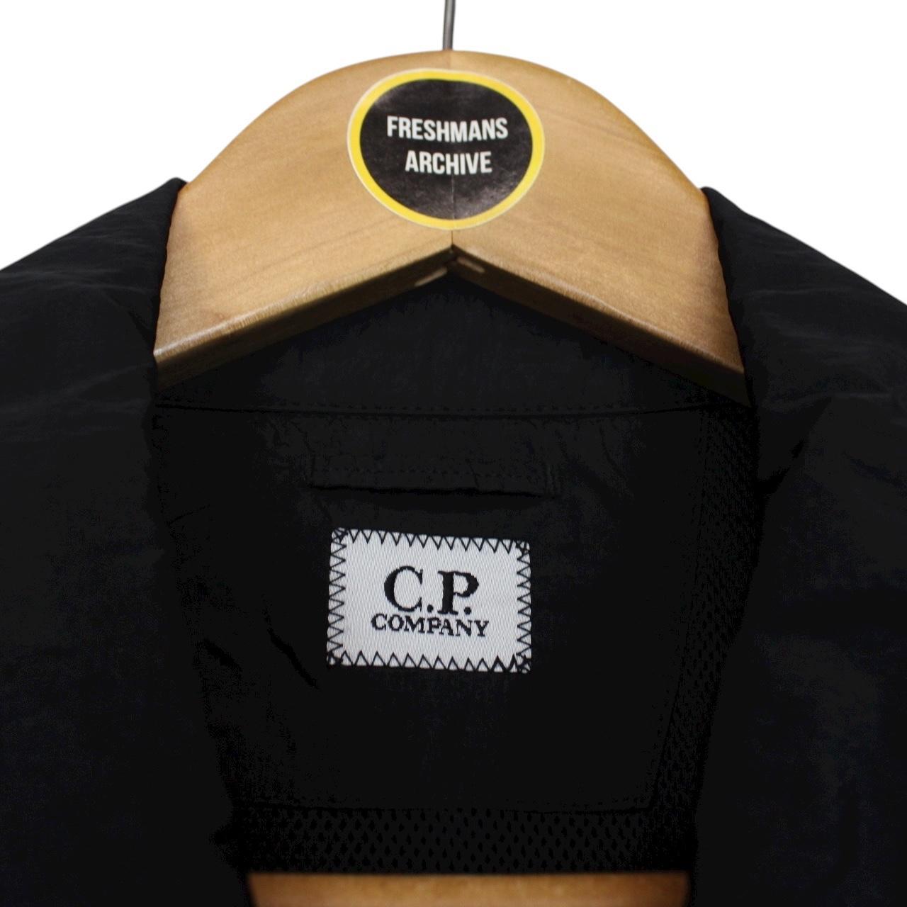 CP Company Black Chrome-R Nylon Full Zip Lens Overshirt Jacket