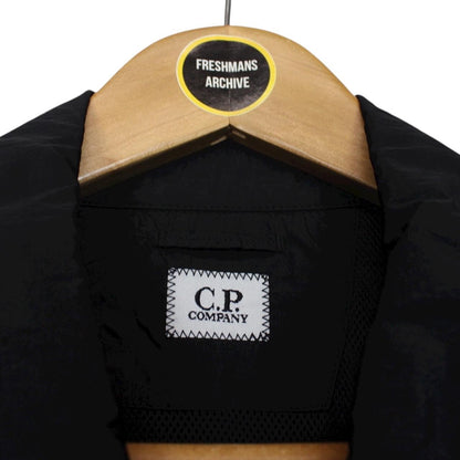 CP Company Black Chrome-R Nylon Full Zip Lens Overshirt Jacket