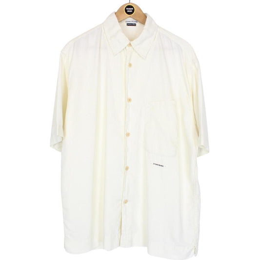 Vintage Stone Island SS 2000 Cream Short Sleeve Cotton Shirt