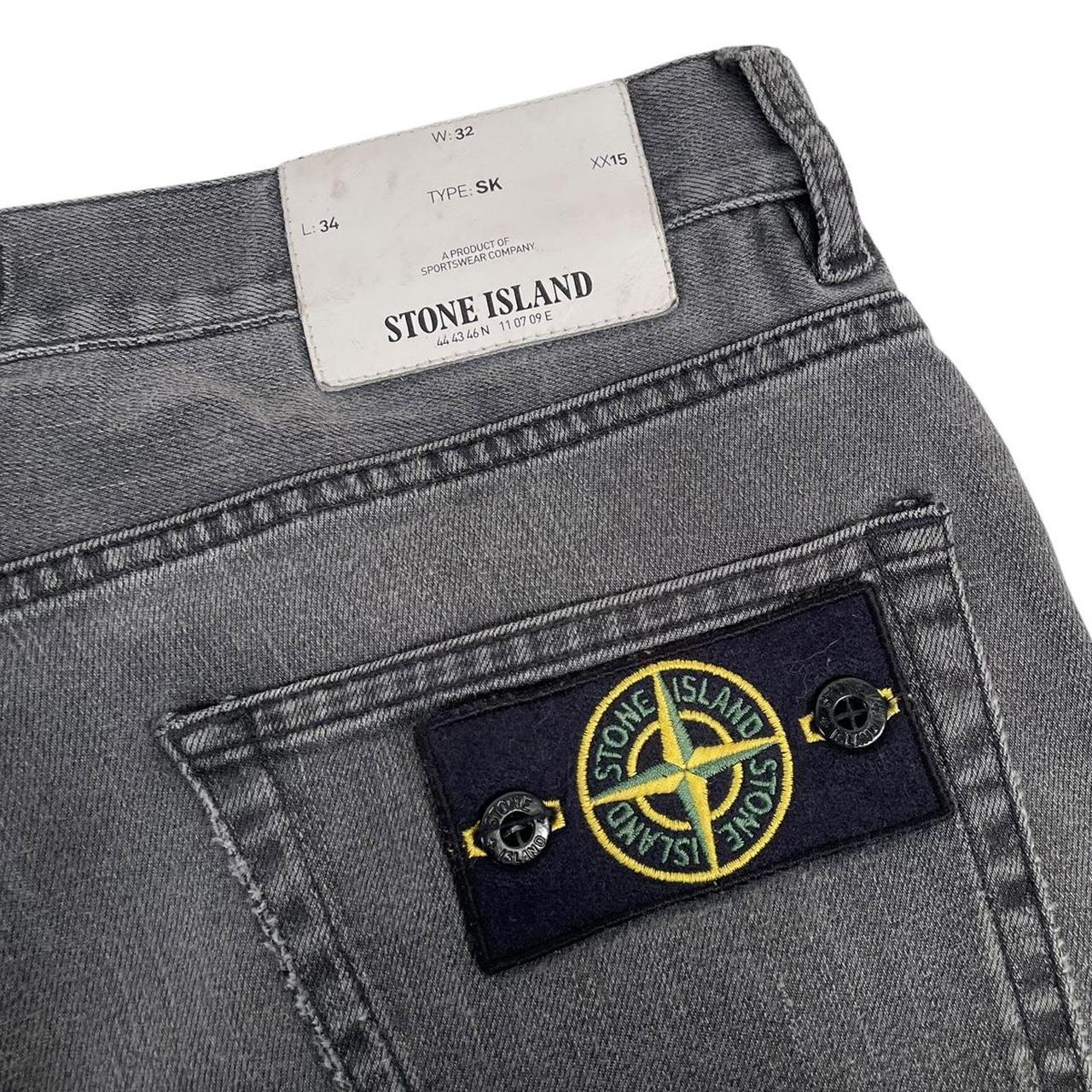 Stone Island AW 2015 Grey Skinny Fit Denim Jeans