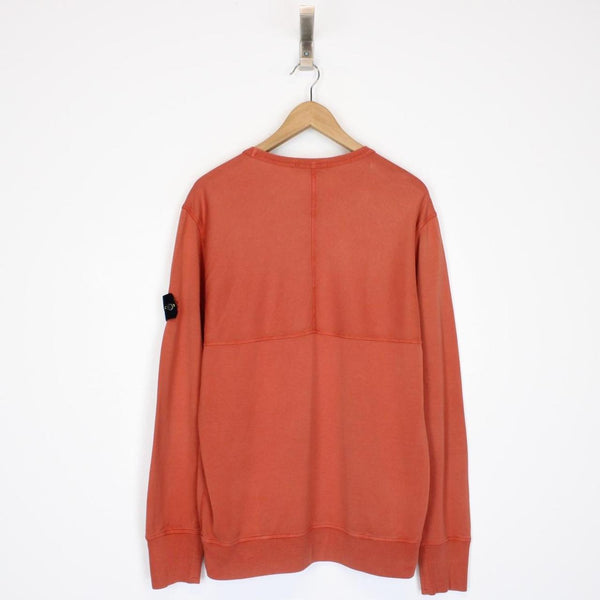 Stone Island SS 2016 Orange Cotton Sweatshirt Jumper
