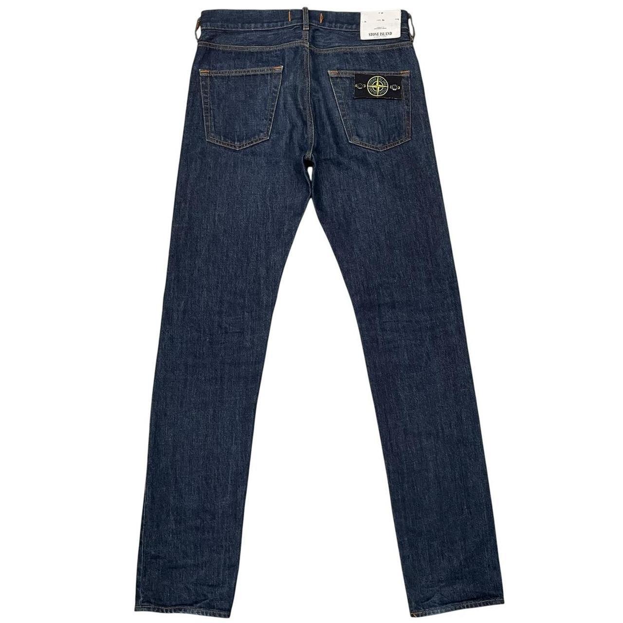 Stone Island AW 2015 Navy Blue Skinny Fit Denim Jeans
