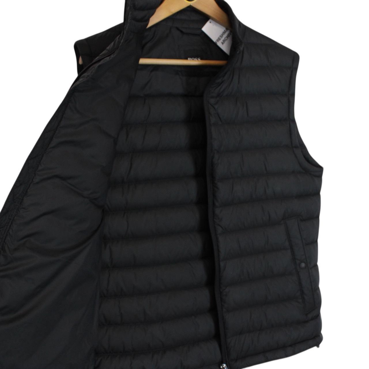 Hugo Boss Black Full Zip Logo Down Gilet / Bodywarmer
