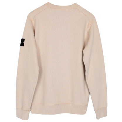 Stone Island AW 2021 Beige Cotton Sweatshirt Jumper