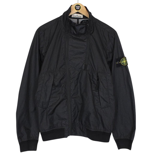 Stone Island SS 2020 Black Membrana 3L TC Full Zip Nylon Jacket