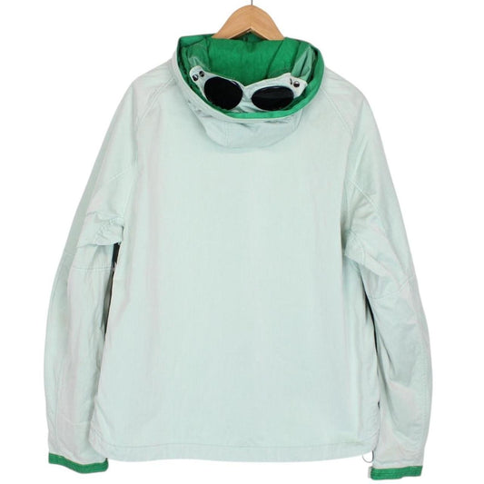 CP Company Mint Green Raso-CP Full Zip Goggle Jacket