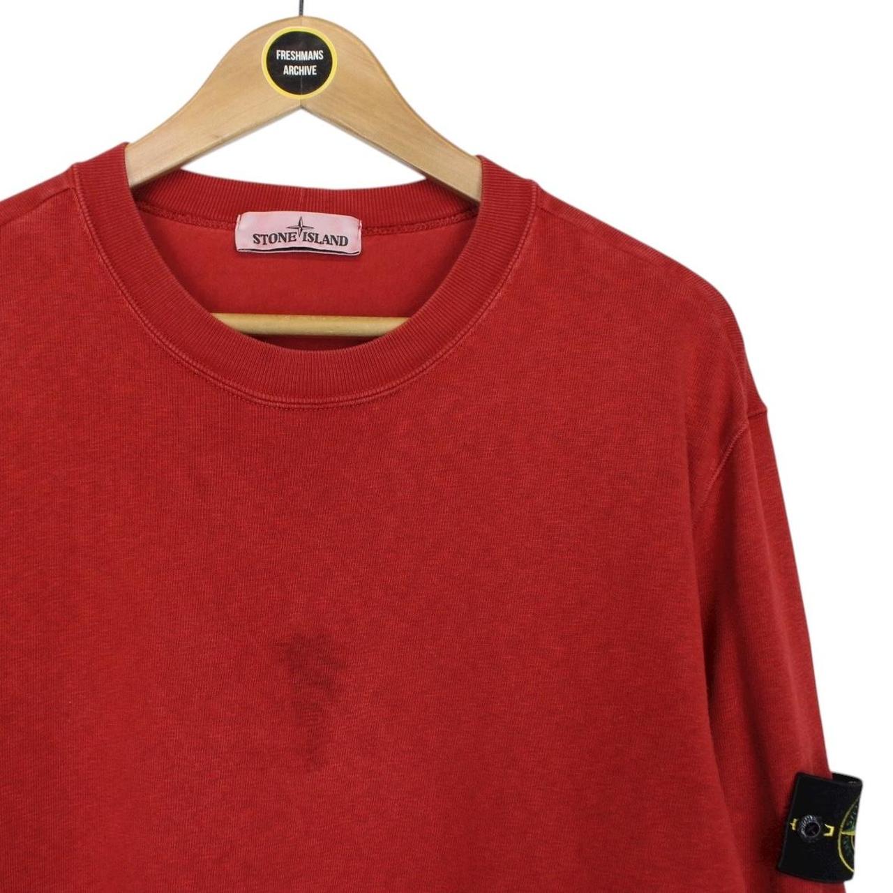 Stone Island SS 2019 Red Cotton Sweatshirt Jumper