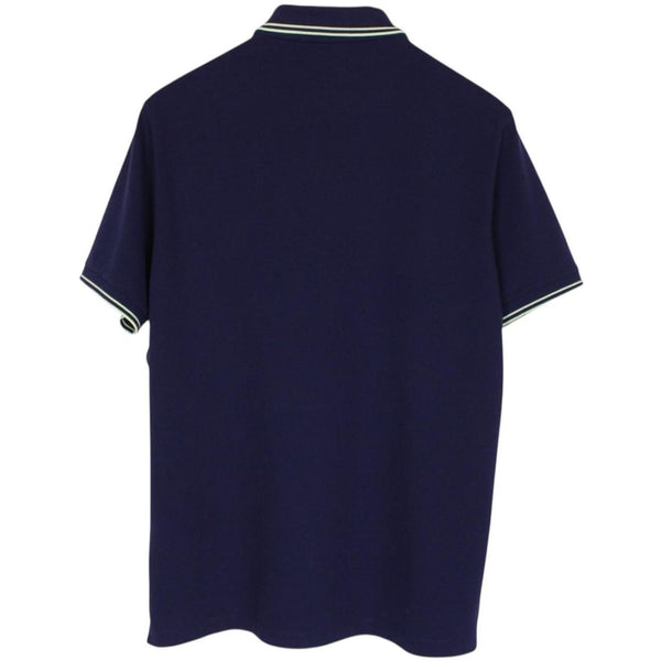 Stone Island Navy Blue Short Sleeve Compass Cotton Polo Shirt