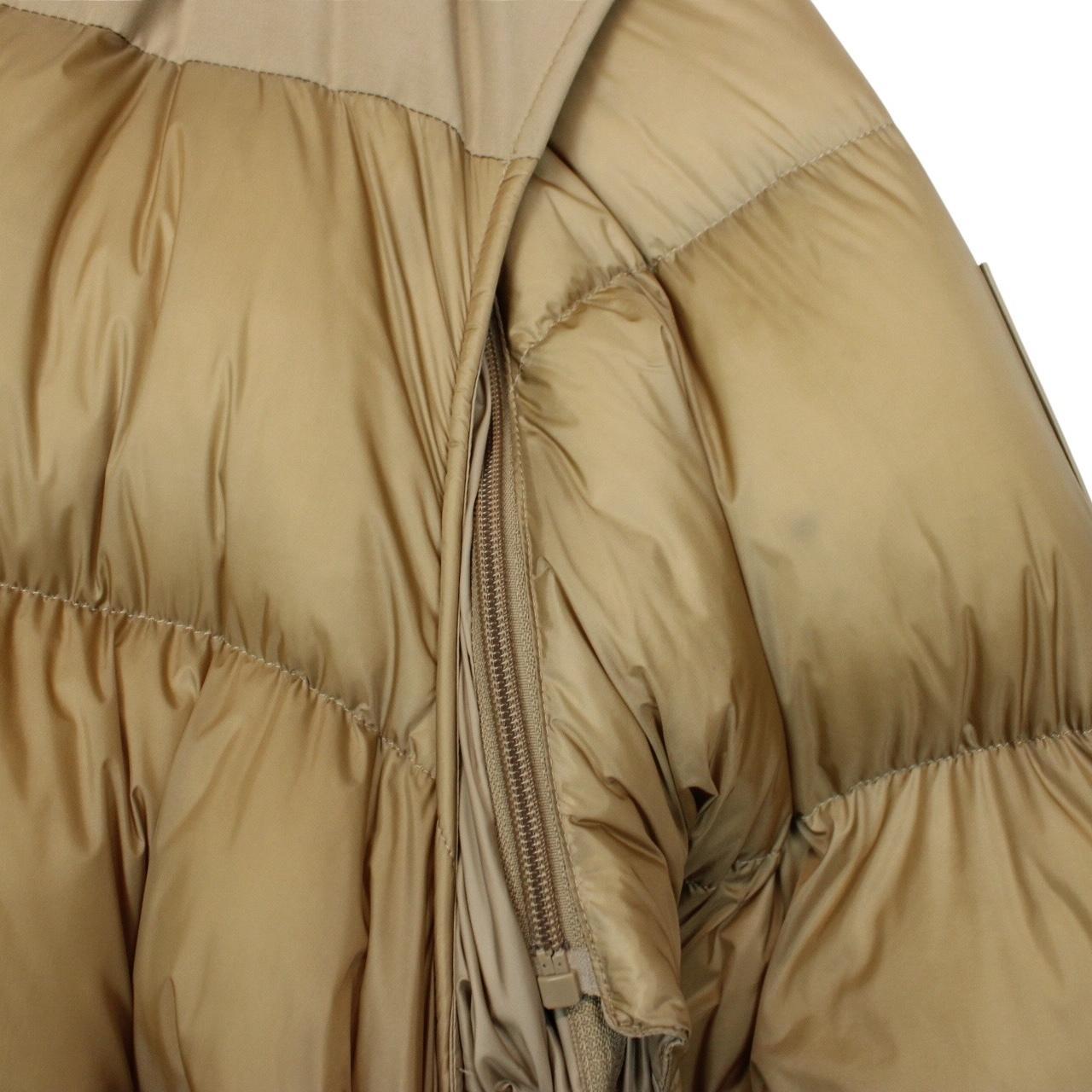 Burberry Warm Honey ‘Leeds’ Detachable Sleeve Hooded Down Jacket