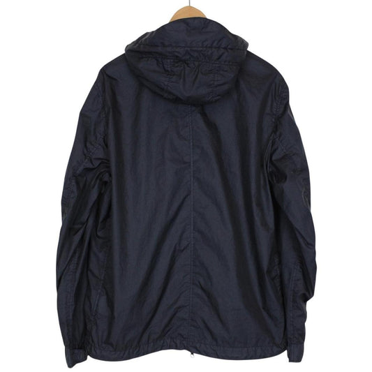 Stone Island SS 2018 Membrana 3L TC Navy Blue Hooded Jacket