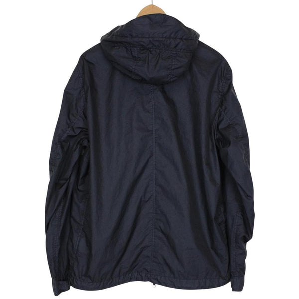 Stone Island SS 2018 Membrana 3L TC Navy Blue Hooded Jacket