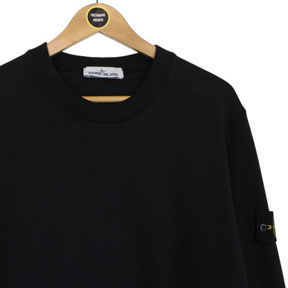 Stone Island AW 2021 Black Cotton Sweatshirt Jumper