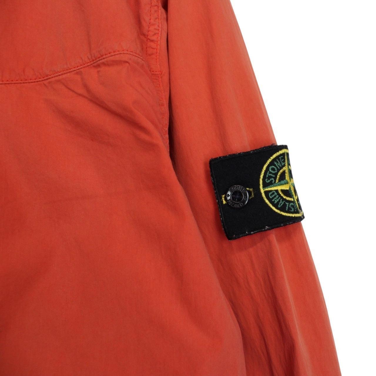 Stone Island SS 2012 Red Hydrophobic Cotton Overshirt Jacket