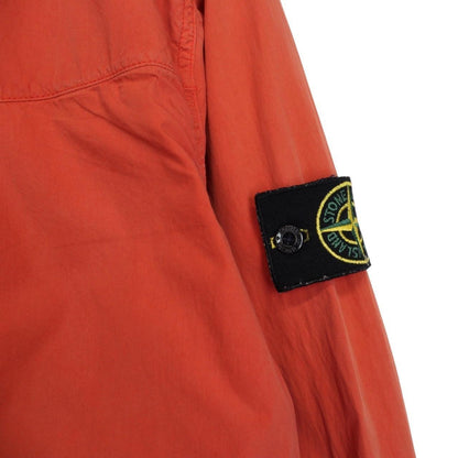 Stone Island SS 2012 Red Hydrophobic Cotton Overshirt Jacket