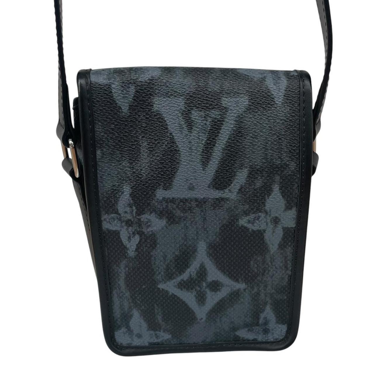 Louis Vuitton LV Monogram Black Canvas Pastel Nano Amazon Messenger Bag
