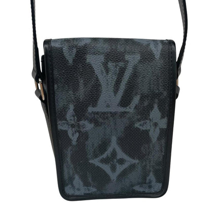 Louis Vuitton LV Monogram Black Canvas Pastel Nano Amazon Messenger Bag