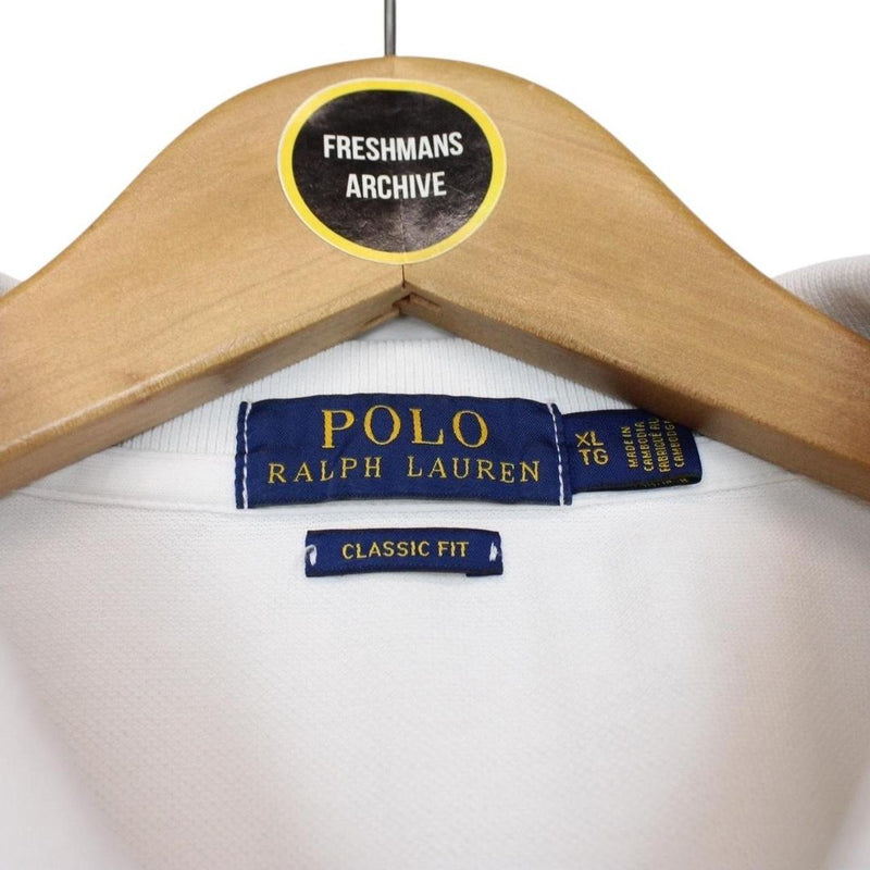 Polo Ralph Lauren White Short Sleeve Cotton Polo Shirt