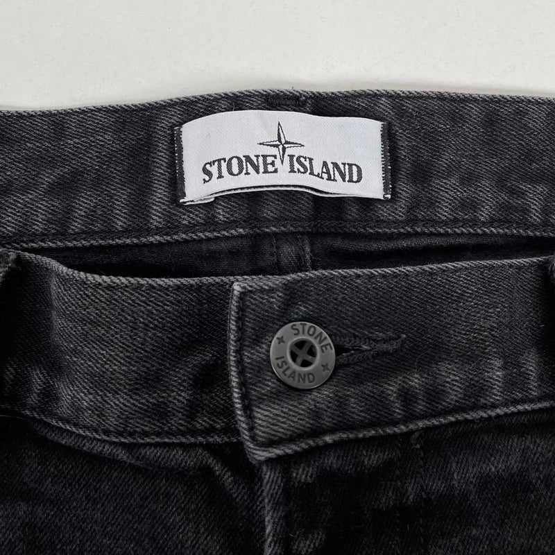 Stone Island SS 2017 Black Skinny Fit Denim Jeans