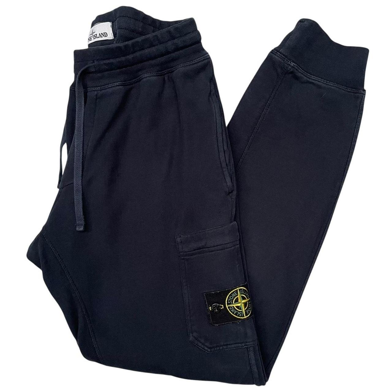 Stone Island AW 2016 Navy Blue Cotton Tracksuit Bottoms / Joggers