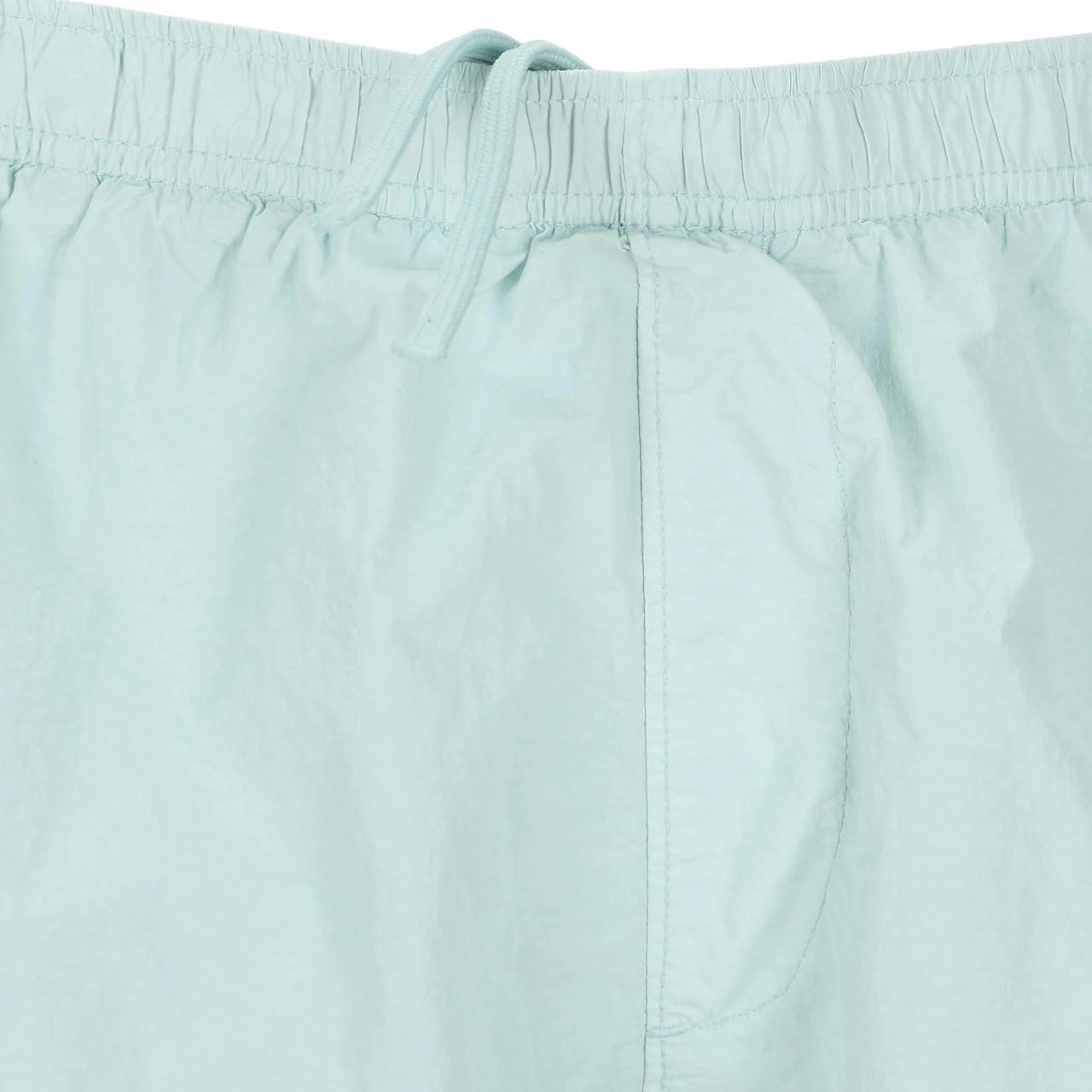 CP Company Light Blue Flatt Nylon Lens Pocket Technical Shorts