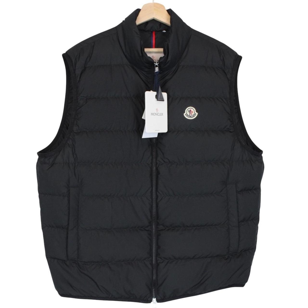 Moncler Contrin Black Down Gilet / Bodywarmer Jacket