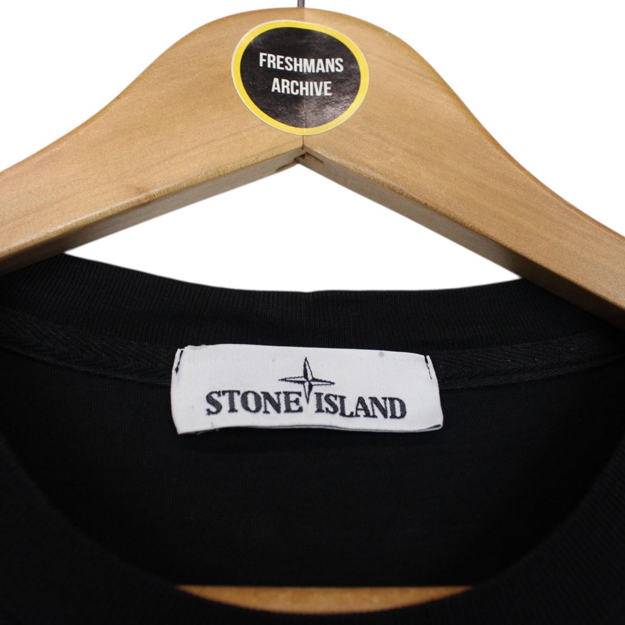 Stone Island AW 2018 Black Long Sleeve Compass T-Shirt