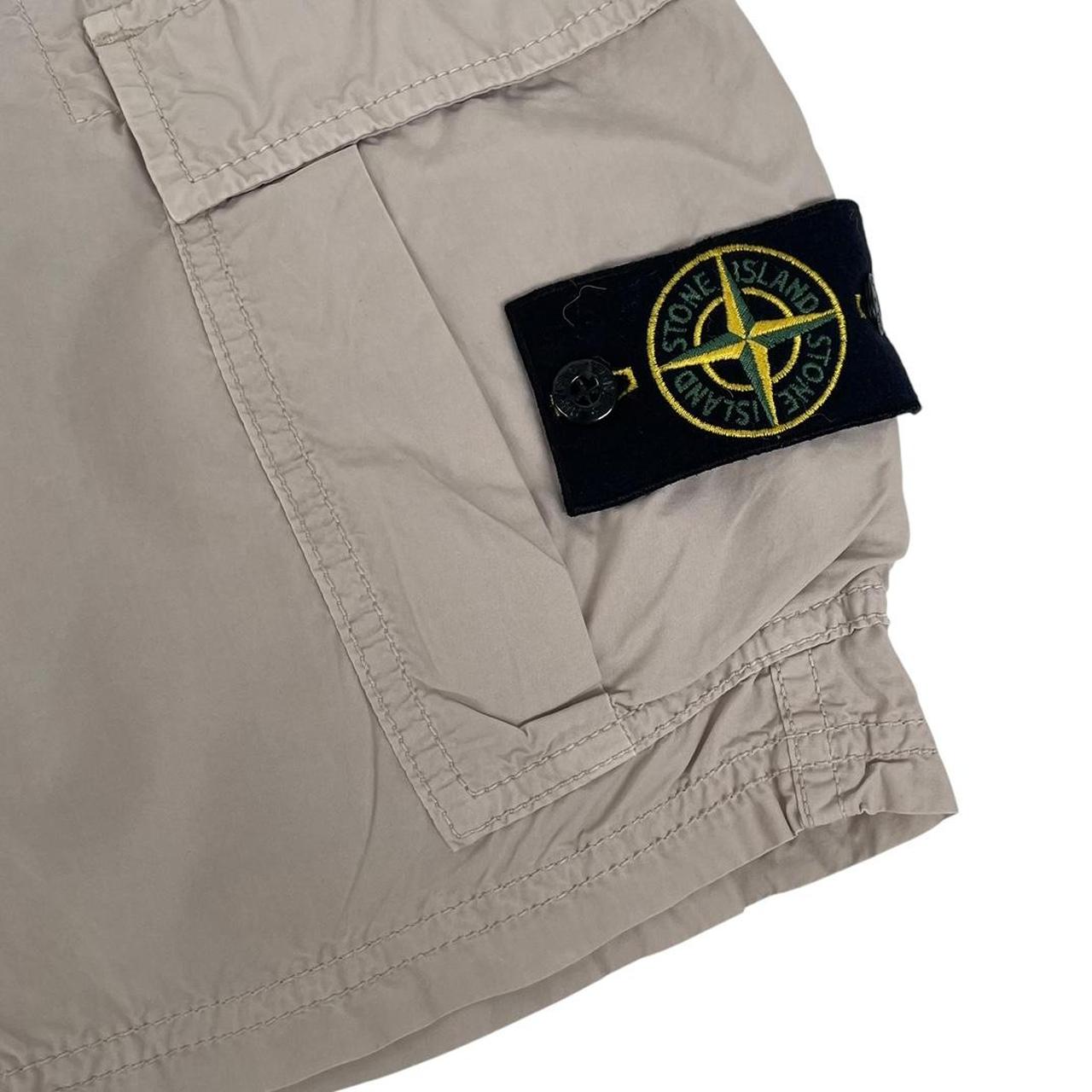 Stone Island SS 2016 Beige Bermuda Cotton Cargo Shorts
