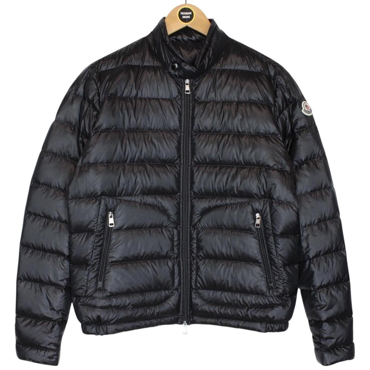 Moncler Acorus Black Longue Saison Quilted Down Jacket
