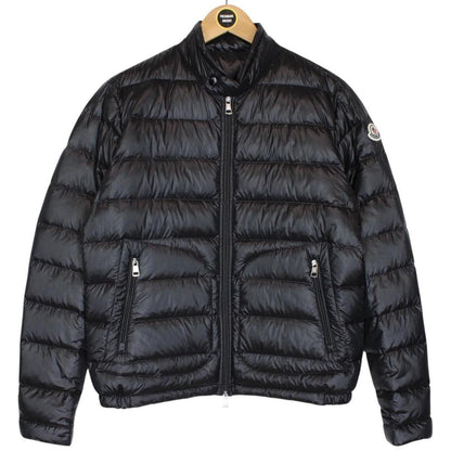 Moncler Acorus Black Longue Saison Quilted Down Jacket