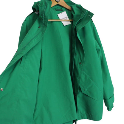 Lacoste Green Full Zip Waterproof Hooded Jacket