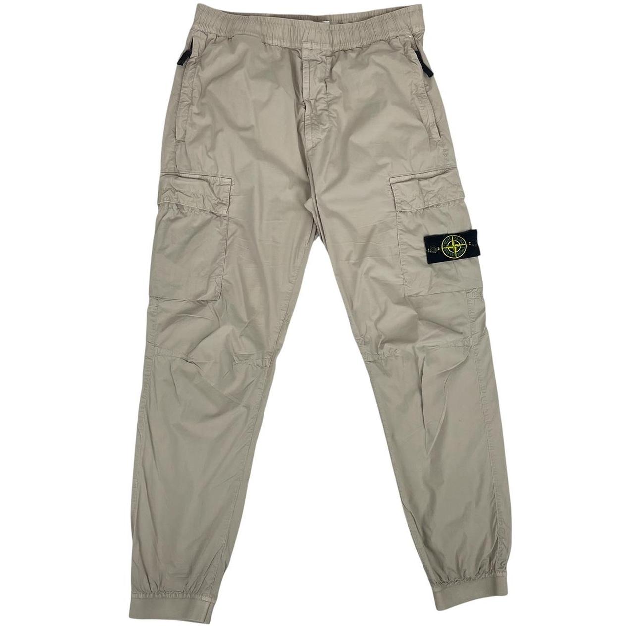 Stone Island Beige RE-T Fit Cargo Trousers