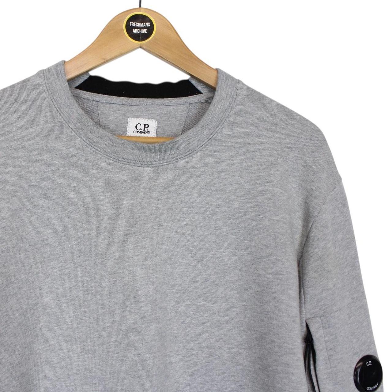 CP Company Grey Goggle Lens Sweatshirt Jumper