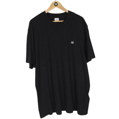 CP Company Black Goggle Print Short Sleeve Cotton T-Shirt