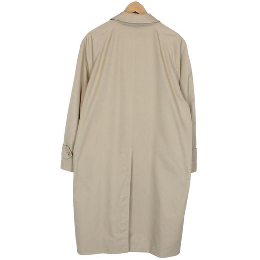 Vintage 90s Burberry Beige Single Breasted Trench Coat