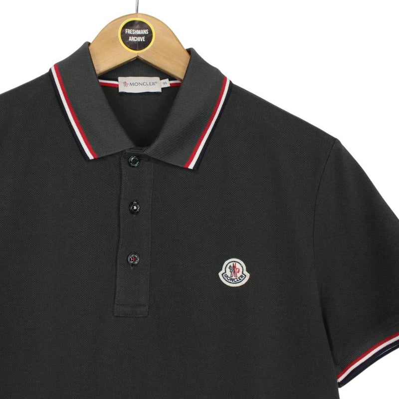 モンクレール ポロ 19SS MAGLIA POLO MANICA CORTA Moncler Maglia Polo Manica Corto Red Shirt Short Sleeve Mens