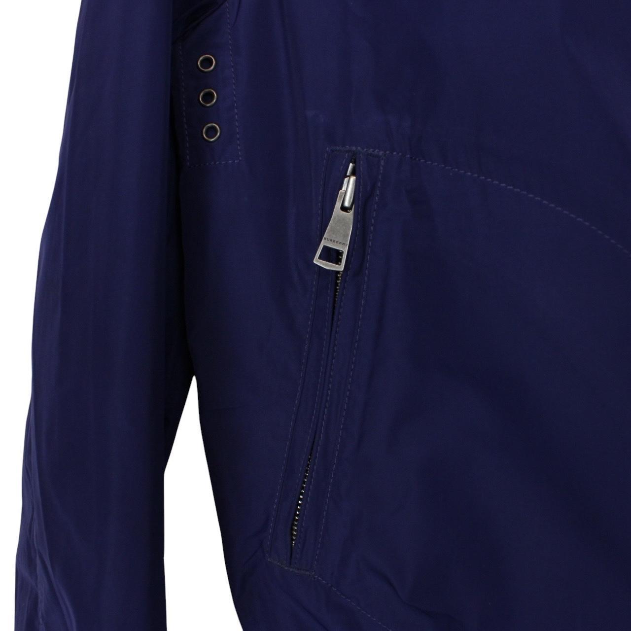 Burberry Brit Blue Nova Check Lined Windbreaker Jacket