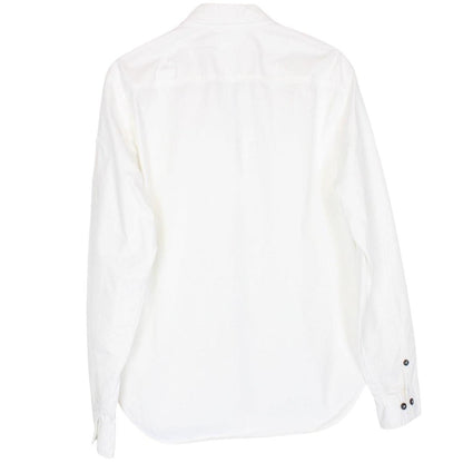 CP Company White Full Zip Cotton Lens Overshirt Jacket