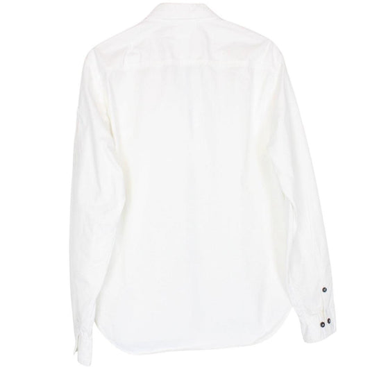 CP Company White Full Zip Cotton Lens Overshirt Jacket