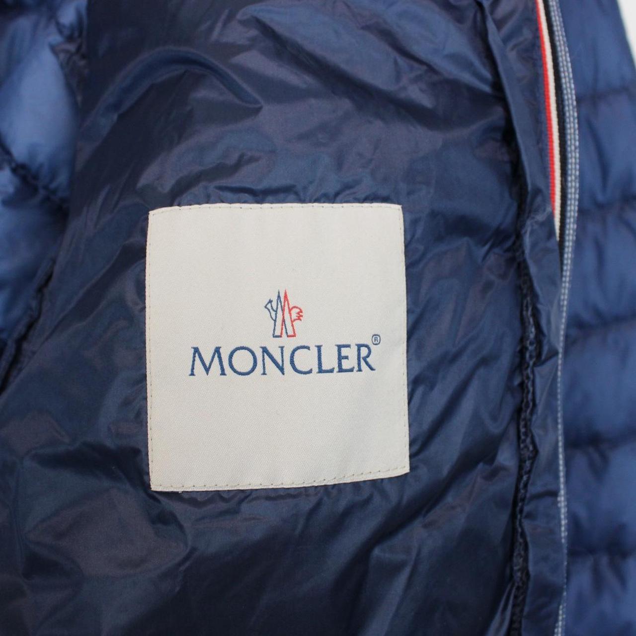 Moncler Rigel Blue Full Zip Down Jacket