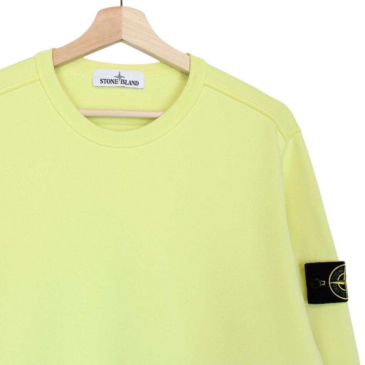 Stone Island SS 2019 Yellow Cotton Sweatshirt Jumper