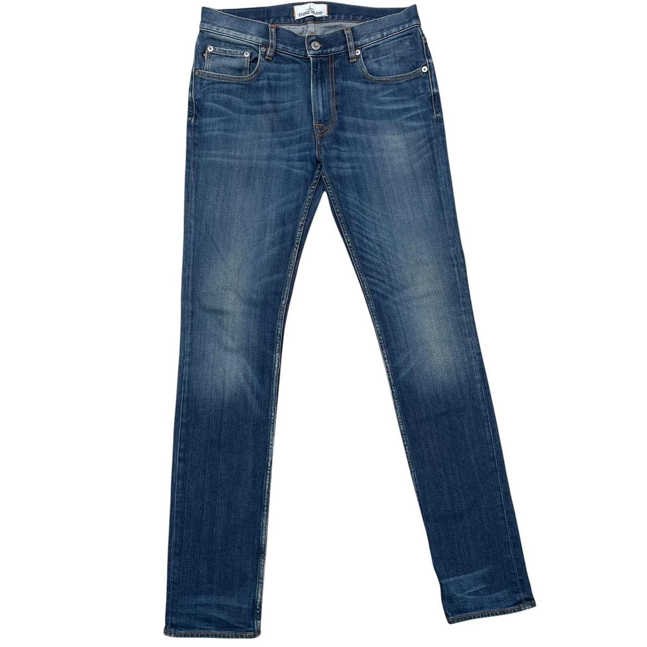 Stone Island AW 2016 Blue Skinny Fit Denim Jeans