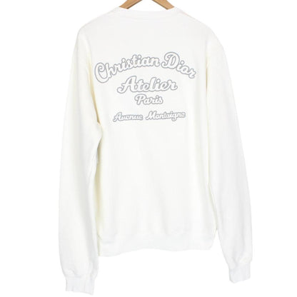 Christian Dior Atelier White Crew Neck Sweatshirt Jumper