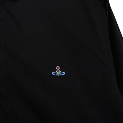 Vivienne Westwood Black Long Sleeve Orb Cotton Shirt Shirt