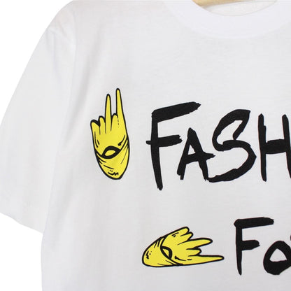 Chrome Hearts white pocket t-shirt with logo print and cotton material.