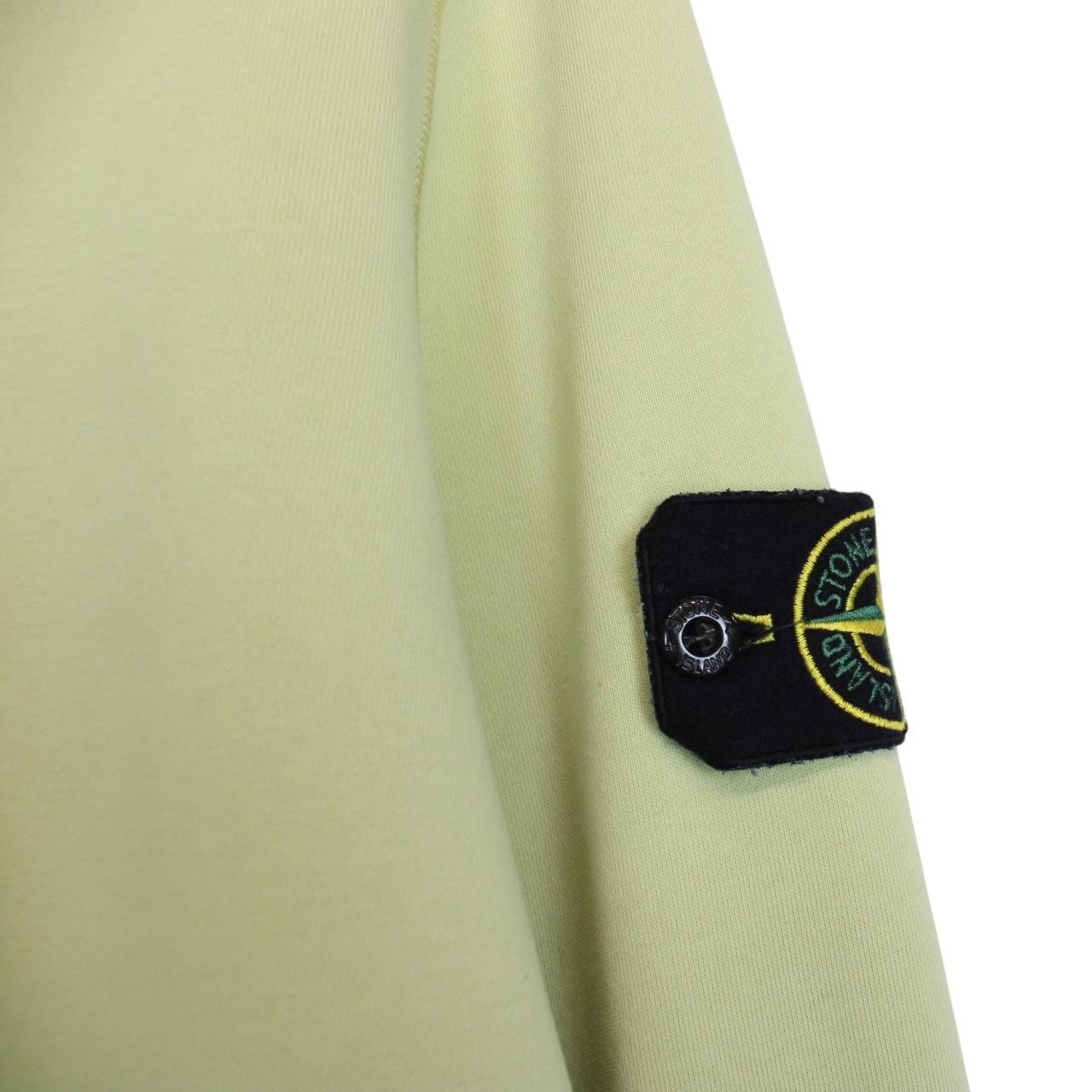 Stone Island SS 2022 Green Cotton Sweatshirt Jumper