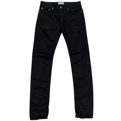 Stone Island SS 2018 Black Slim Fit Cotton Trousers