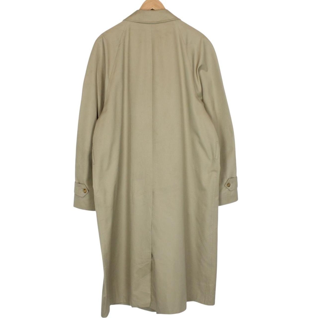 Vintage 90s Burberry Tan Brown Single Breasted Trench Coat