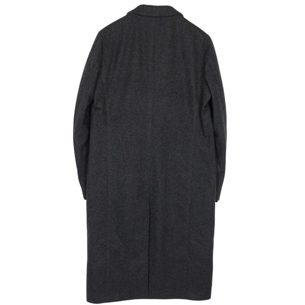 Burberry Grey Wool/Nylon Duster Overcoat