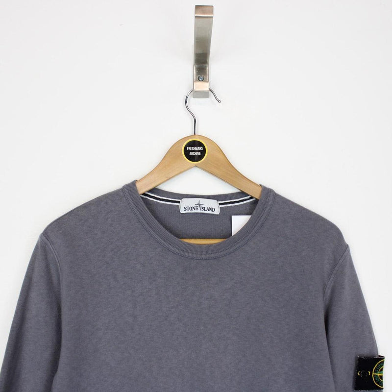 Stone Island SS 2016 Grey Cotton Sweatshirt Jumper