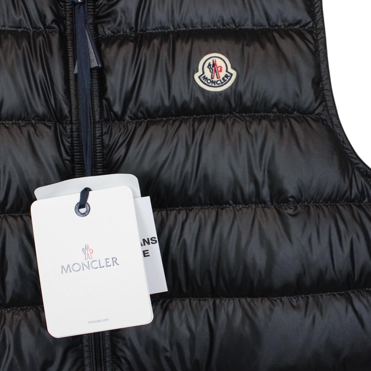 Moncler Black Down Gui Gilet / Bodywarmer Jacket